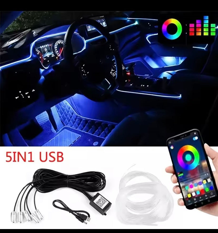 5m Car Interior Atmosphere Lighting LED Strip