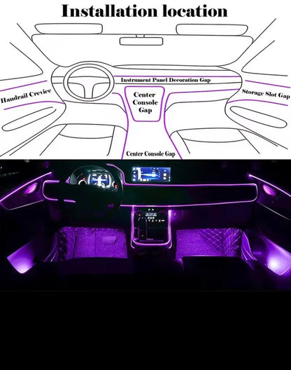 5m Car Interior Atmosphere Lighting LED Strip