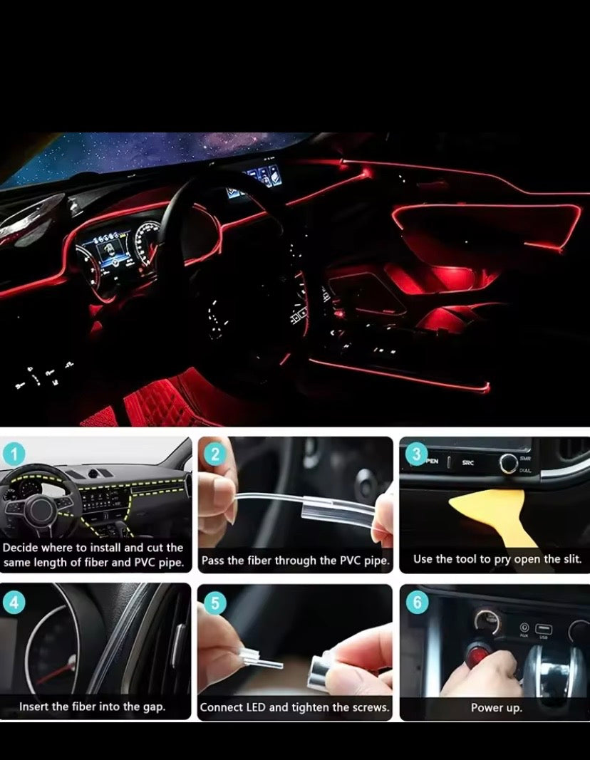 5m Car Interior Atmosphere Lighting LED Strip
